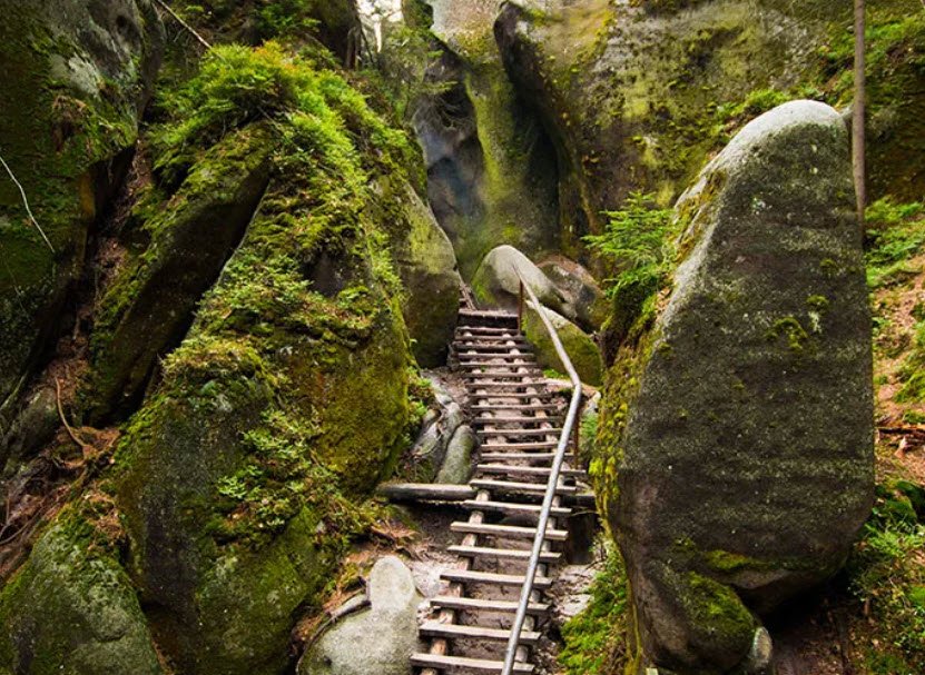 Adršpach-Teplice Rocks, Hradec Králové Region, Czech Republic (Czechia)